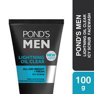 Ponds Men Facewash Lightning Oil Clear 100 Gm - 69620100