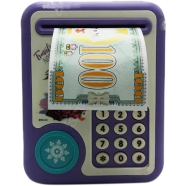 Portable ATM Password Protected Mini Bank Toy For Kids With Light and Music (atm_frozen_5010_pr) - Purple icon