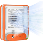 Portable Desktop Air Conditioner USB Mini Air Cooler Fan Water Cooling Fan with 3 Speed Spray Humidifier Purifier for Car Home
