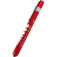 Portable LED Flashlight Work Light Medical First Aid Pen Light Torch Lamp With Pupil Gauge Measurements Doctor Nurse Diagnosis image