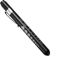 Portable LED Flashlight Work Light Medical First Aid Pen Light Torch Lamp With Pupil Gauge Measurements Doctor Nurse Diagnosis image