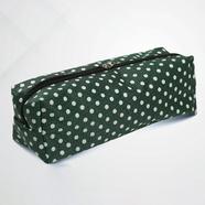 Pouch Bag Green And White 9x4 Inch - 33310