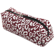 Pouch Bag Maroon And White 9x4 Inch - 33309 icon