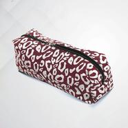 Pouch Bag Maroon And White 9x4 Inch - 33309