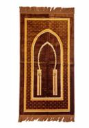 Masjid Comfort Jaynamaz for Prayer - Clay Brown (Any design)