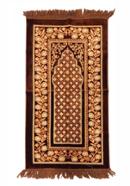 Masjid Comfort Jaynamaz for Prayer -Dark Brown (Any design)