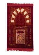 Masjid Comfort Jaynamaz for Prayer - Maroon Color (Any design)