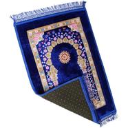 Prayer Rug Double Plush Large and Wide Multi-Color Velvet Zaynamaz 