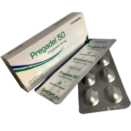 Pregadel 50mg Capsule 8's Strip