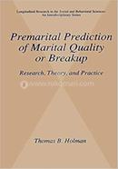 Premarital Prediction of Marital Quality or Breakup