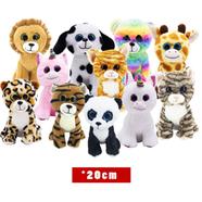 Dimpy Stuff Premium PP Big Eyes Animals Soft Toy Assortment 20 CM - 6454