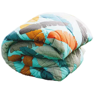 Premium Comforter Ocean Blue Printed Fabrics 84 X 90 Inch Each