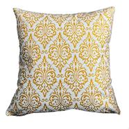 Premium Cotton Cushion Cover Gold Sparkle 16x16 Inch - 78526