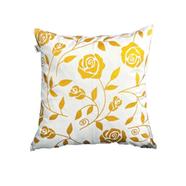 Premium Cotton Cushion Cover Gold Sparkle 14x14 Inch - 79356
