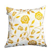 Premium Cotton Cushion Cover Gold Sparkle 20x20 Inch - 79359