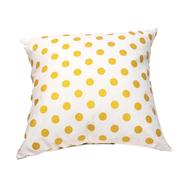 Premium Cotton Cushion Cover Gold Sparkle 14x14 Inch - 78475
