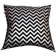 Premium Cotton Cushion Cover Silver Sparkle 14x14 Inch - 78715
