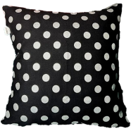 Premium Cotton Cushion Cover Silver Sparkle 14x14 Inch - 78990