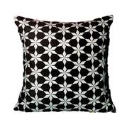 Premium Cotton Cushion Cover Silver Sparkle 14x14 Inch - 78931