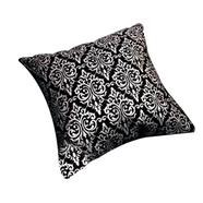 Premium Cotton Cushion Cover Silver Sparkle 20x12 Inch - 78984