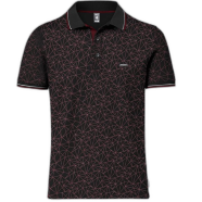 Premium Elite Edition Double PK Cotton Polo - Black