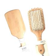 Premium Fashion Paddle Cushion Wooden Hair Brush/Comb-1pcs