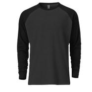 Premium Full Sleeve Raglan T-Shirt - Anthra Melange - XL