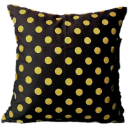 Premium Gold Sparkle Cushion Cover 14x14 Inch - 78515