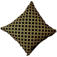 Premium Gold Sparkle Cushion Cover 14x14 Inch - 78530