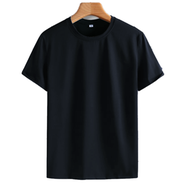 Premium Quality Men’s Lycra Cotton Black T-shirt ST 01