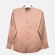 Premium Quality Men’s Oxford Cotton Band collar Shirt JS 236