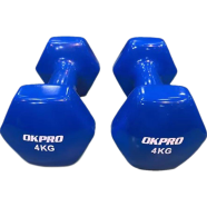 Premium Quality OK PRO 4Kg Vinyl 1 Pair - Blue