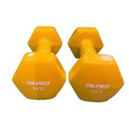 Premium Quality Ok Pro 3 KG Vinyl 1 Pair - Yellow