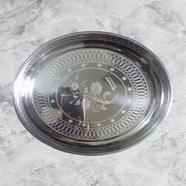 Premium Quality Stainless Steel Lunch Plate Medium Size