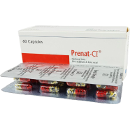Prenat-CI 50 mg Plus 0.5 mg Plus 61.8 mg 12's Strip Capsule icon