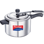 Prestige Svachh Nakshatra Alpha Straight Wall With Deep Lid For Spillage Control (Inner Lid, Stainless Steel, Silver)