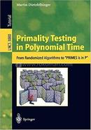 Primality Testing in Polynomial Time