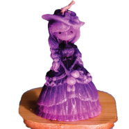 Princess Doll Fragrance Candle Lavender Color.