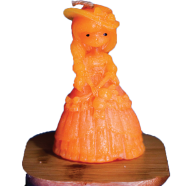 Princess Doll Fragrance Candle Orange Color