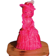 Princess Doll Fragrance Candle Pink Color