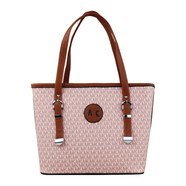 Printed Tote Handbag - MKPT01 (Pink)
