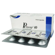 Procap 40 mg Capsule 4's Strip