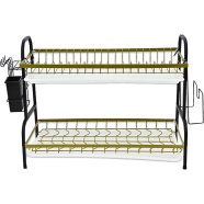 Proclean 2 Layer High-Strength Metal Kitchen Dish Rack