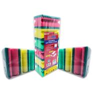 Proclean Colorful Grip Sponge Scourer - 12 Pcs Pack - CG-0445
