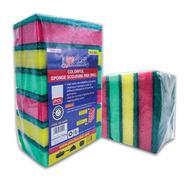 Proclean Colorful Sponge Scouring Pad - 12 Pcs Pack - CS-0490