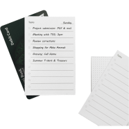 Productivity Notecards (60) 8.5 cm x 5.5 cm