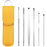 Professional Ear Cleaning Tool Set 6 Piece - Reusable Ear Pick And Curette icon