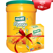 Prome Mango Powder Drink Can 2.25 Kg With Mango Powder Drink Box 250 gm (FREE)