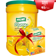Prome Mango Powder Drink Can 600 gm With Mango Powder Drink Box 70 gm (FREE)