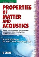 Properties of Matter and Acoustics